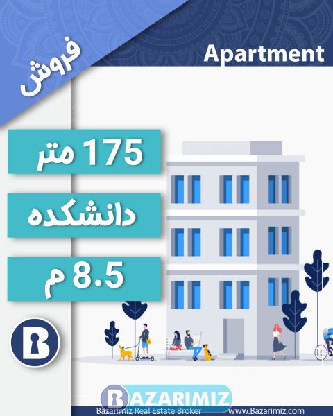 فروش آپارتمان 175  متر در خیابان دانشکده ارومیه