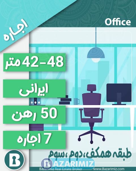 اجاره 3 واحد تجاری 42 و 48 متری در خیام شمالی ارومیه