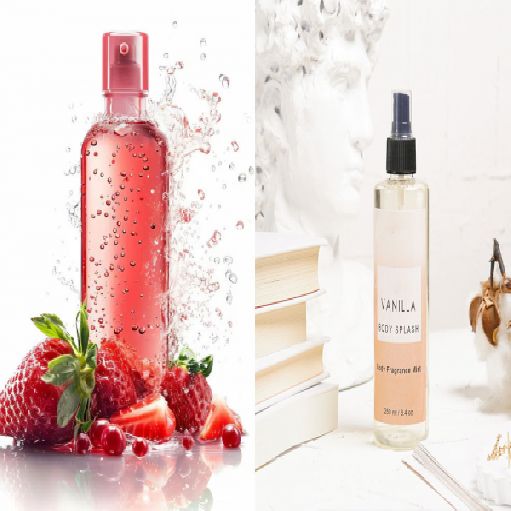 اسانس بادی اسپلش STRAWBERRY & VANILLA توت فرنگی و وانیلی شرکت پیرامید تجارت ارومیه