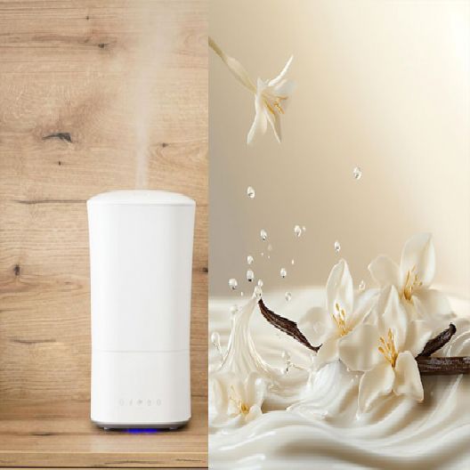 اسانس دستگاه خوش بو کننده هوا وانیلی VANILLE DE CREAM پیرامید تجارت ارومیه