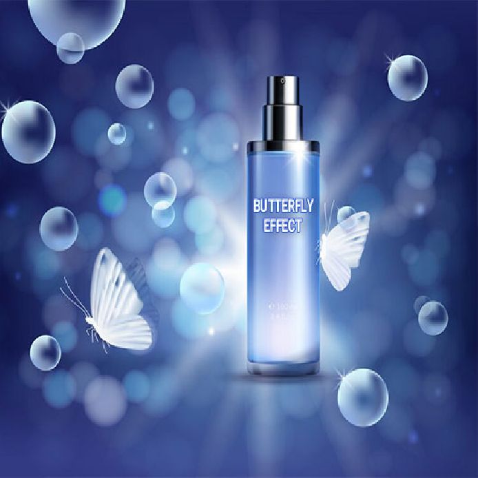 اسانس بادی اسپلش اثر پروانه ای BUTTERFLY EFFECT پیرامید تجارت ارومیه