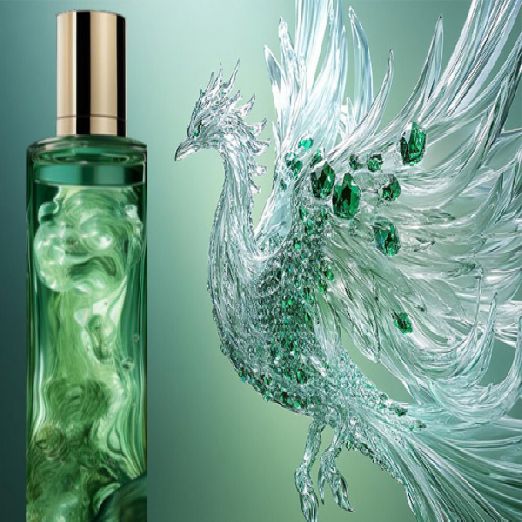 اسانس بادی اسپلش ققنوس زمردی  EMERALD PHOENIX شرکت پیرامید تجارت مجید نوروزی ارومیه